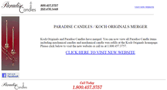 Desktop Screenshot of paradisecandles.com